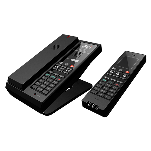 Điện thoại AEI SGR-8206-SMKE Dual-Line IP Cordless Telephone with Dual Keypad (master)