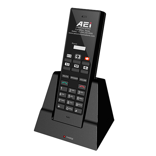 Điện thoại AEI GR-8106-SPBU Single-Line Non Display Cordless handset with Stand-up Base Charger (extension)