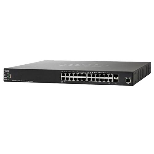 Cisco SF350-24P-K9-EU 24-port 10/100 POE Managed Switch