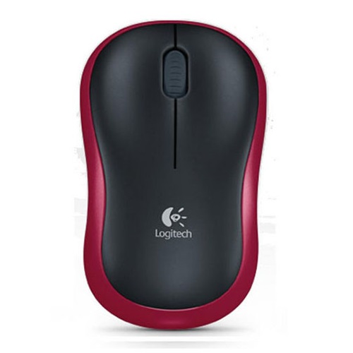 Chuột quang không dây Logitech Mouse Logitech Optical Wireless M185 màu đỏ