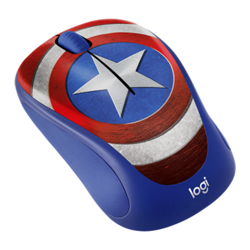 Chuột quang không dây Logitech Wireless Mouse M238 CAPTAIN AMERICA