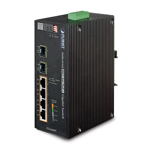 Planet IGS-10 IP30 Industrial 8-Port 10/100/1000T + 2-Port 100/1000X SFP Ethernet Switch