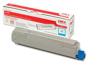 Mực in Oki C8600 Cyan Toner Cartridge