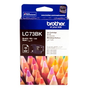 muc in brother lc 73 black ink cartridge lc73bk