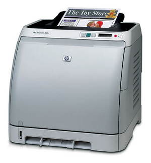 may in hp color laserjet 2600n printer q6455a