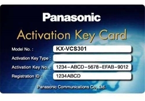 Panasonic KX-VCS301 Activation key mở rộng thêm side thứ 3 trở lên, dùng cho truyền hình hội nghị HDVC Panasonic
