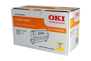 oki c3200 yellow drum unit